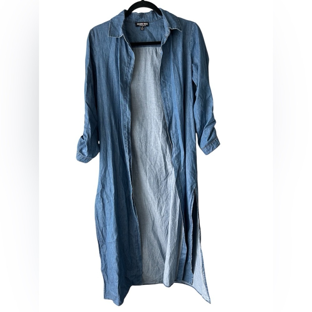 Fashion Nova women’s small dangerous gal duster collared layering kimono jacket - Picture 8 of 13